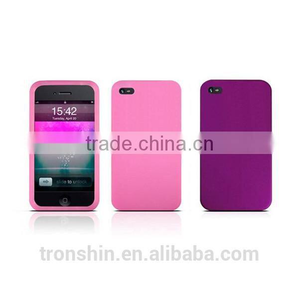 Eco-friendly Silicone Mobile Phone Skin Cases for Apple iPhone 5S