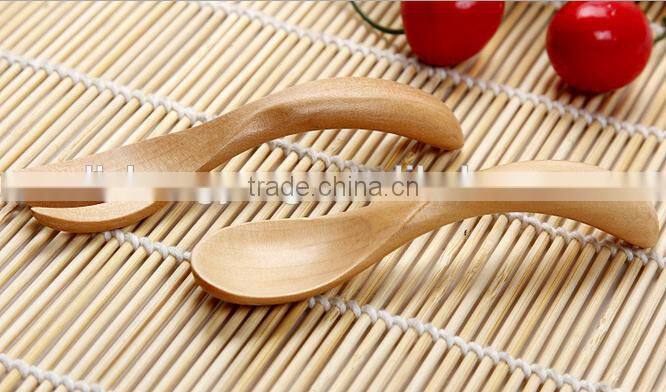 new design baby Wooden dinnerware forks knives Children tableware