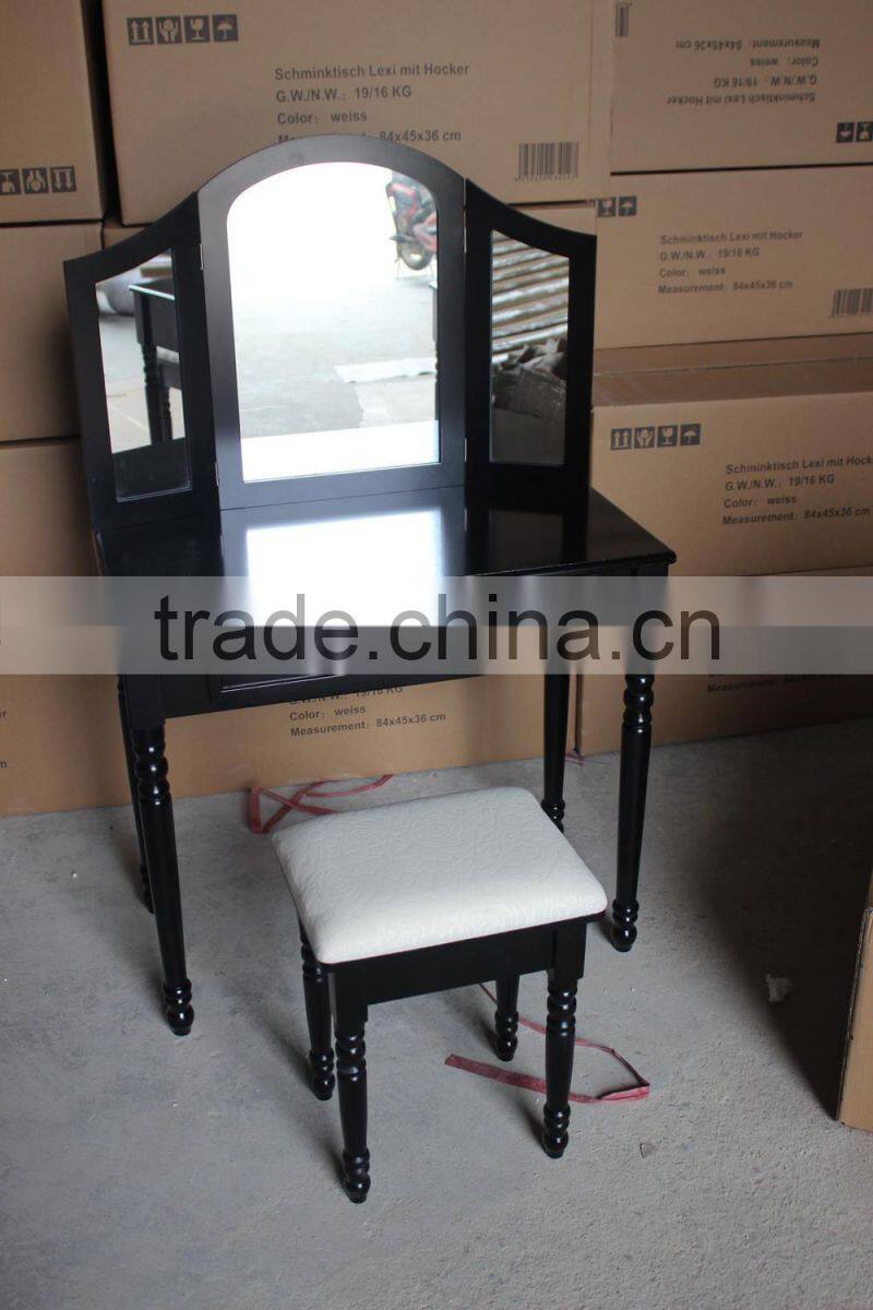 french style modern dressing table with mirror /Dressing Table /Wooden Dresser/mirror furniture dressing table