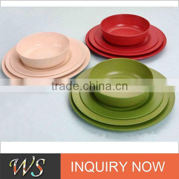 Eco-friendly Bamboo Fiber Contemporary Tableware
