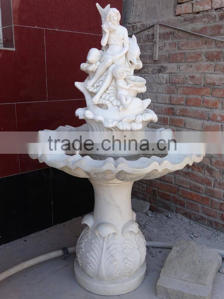hand carved western style design marble stone mermaid fountain beautiful marble stone mermaid statue fountain
