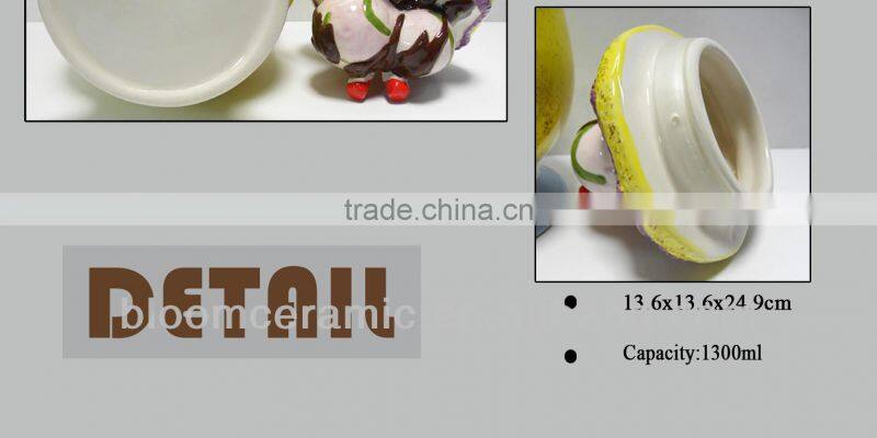 Chinese ceramic honey storage jars