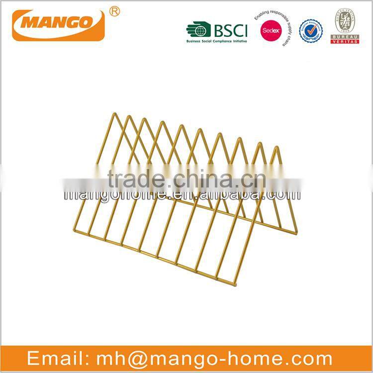 Wire mesh table metal file stand holder