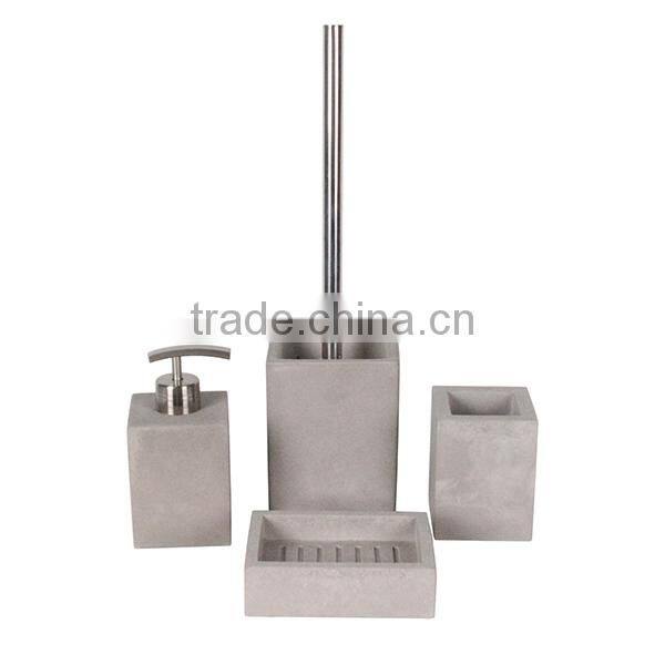 5-piece beton home hotel supplies concrete price bathroom accessory set