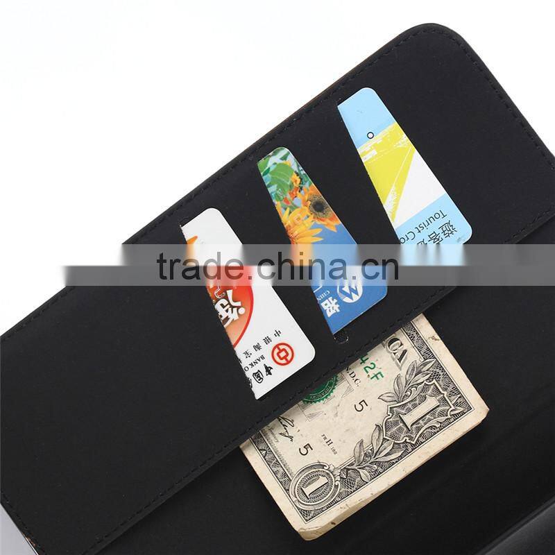 High quality crazy-horse PU card bumper/pocket cell phone case for Samsung Tablet