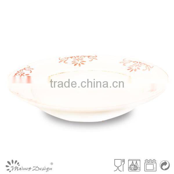christmas ceramic chinese soup bowls with snow