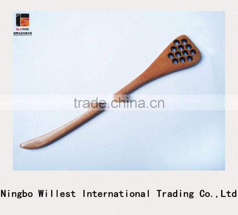 Eco friendly 100%wooden honey spoon with customized logo