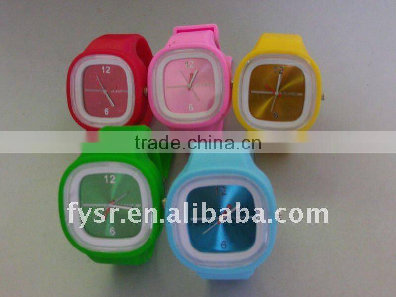 colorful silicone jelly watch silicone jelly watch