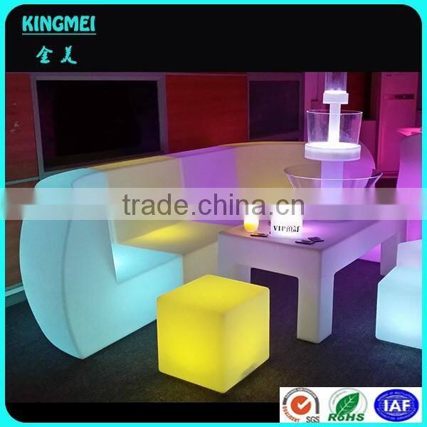 pop illuminated led bar furniture battery operated remote control led bar sofa