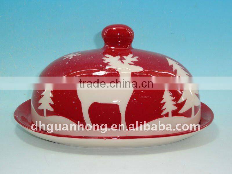 Ceramic Cheese Dish Cover
