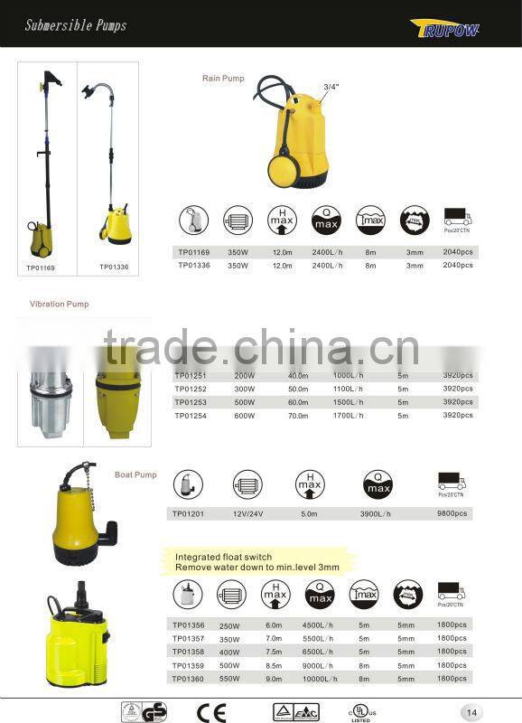 350W Rain Water Tank Pump TP01336