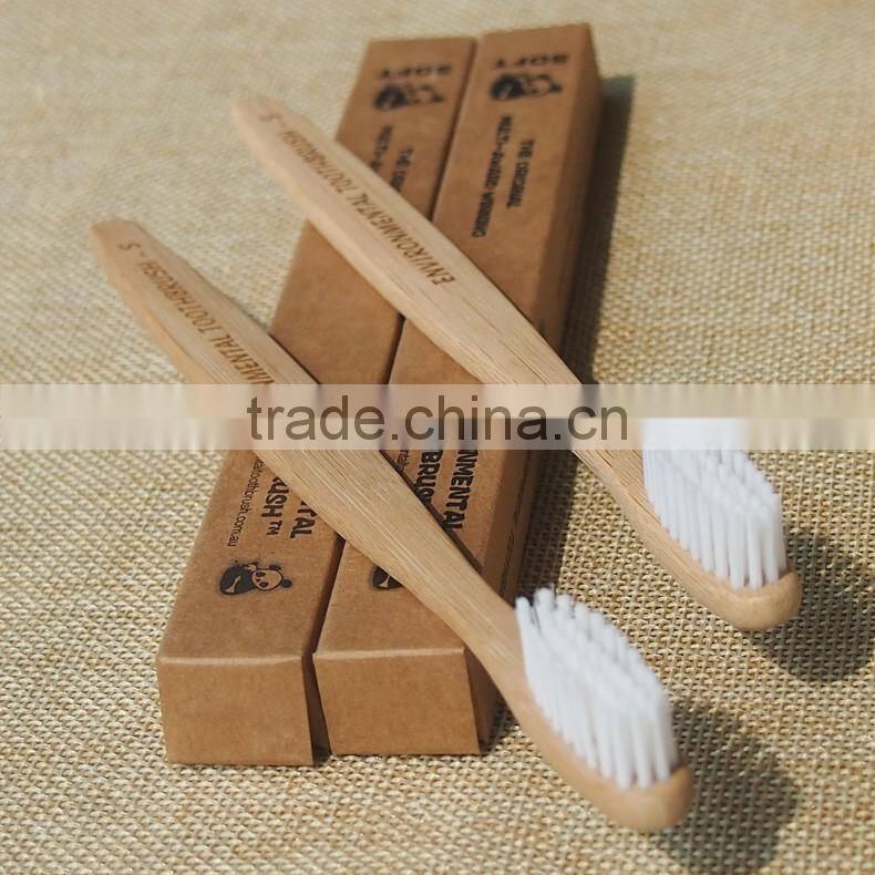 Five Star Luxury Hotel Supplies eco-friendly Bamboo Toothbrush