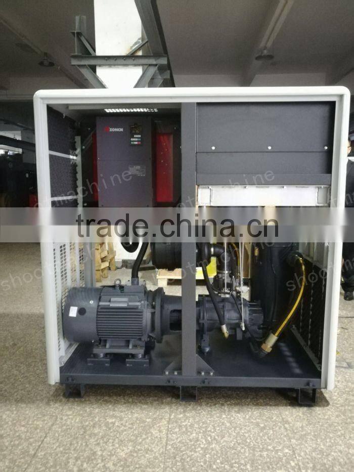 Single pole,wind cold,micro oil,Permanent magnetic variable frequency screw air compressor SH-400W