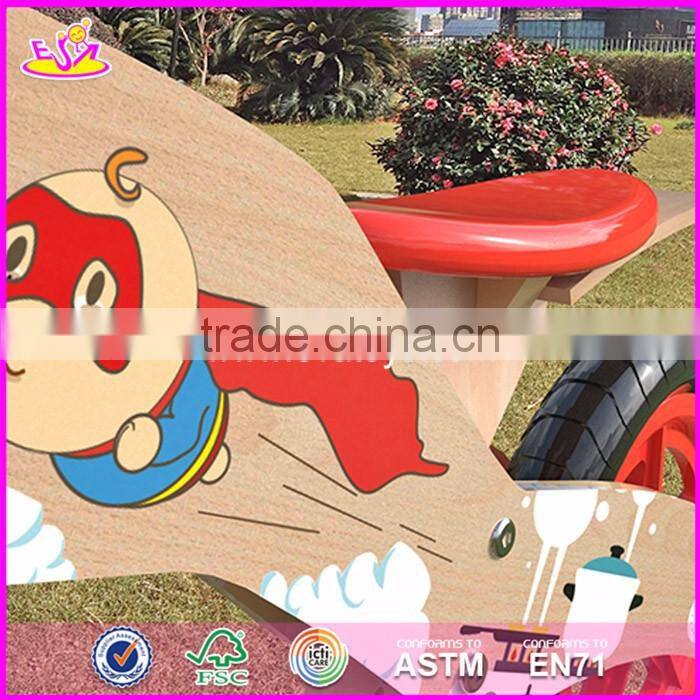 2017 Best design original work balance wooden children bicycle for sale W16C176