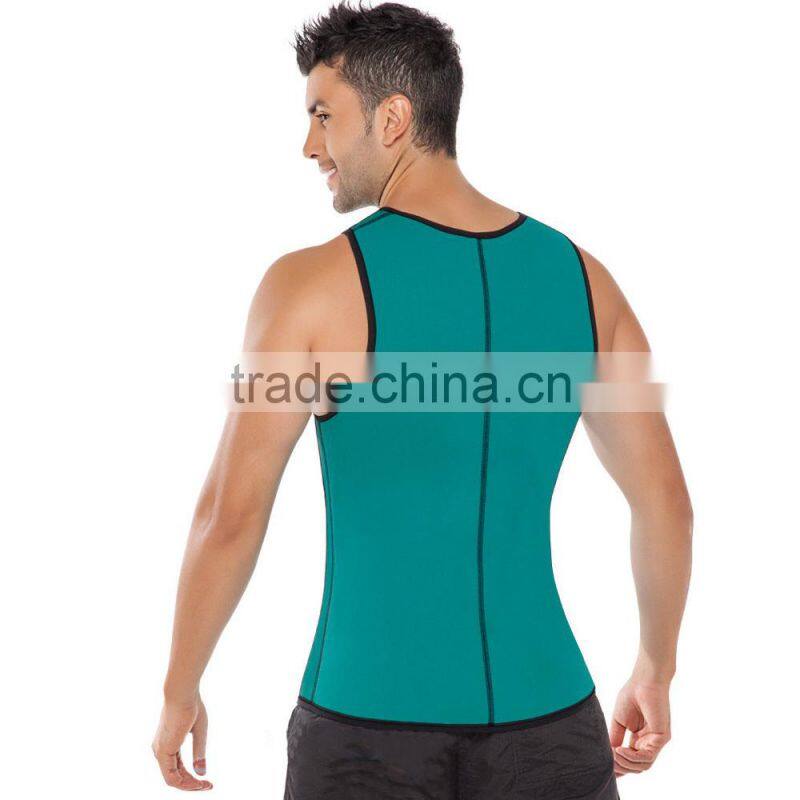 Hot sell custom hot gym tank top men sexy slimming clothes body shaper undershirt