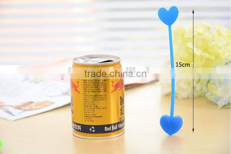 New design heart shape cute custom plastic circle cable clips