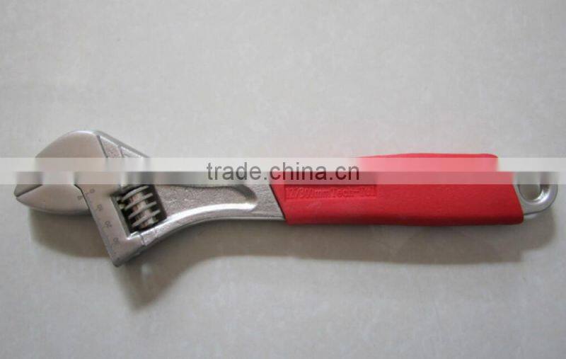 YF225 Adjustable spanner with rubber handle