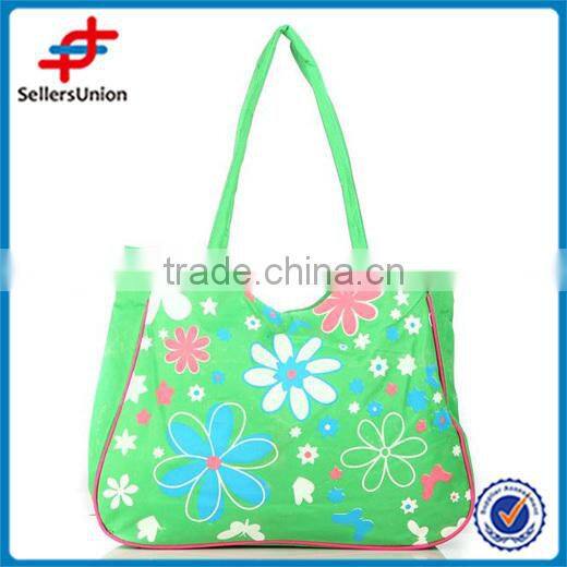 Flower print design beach bags