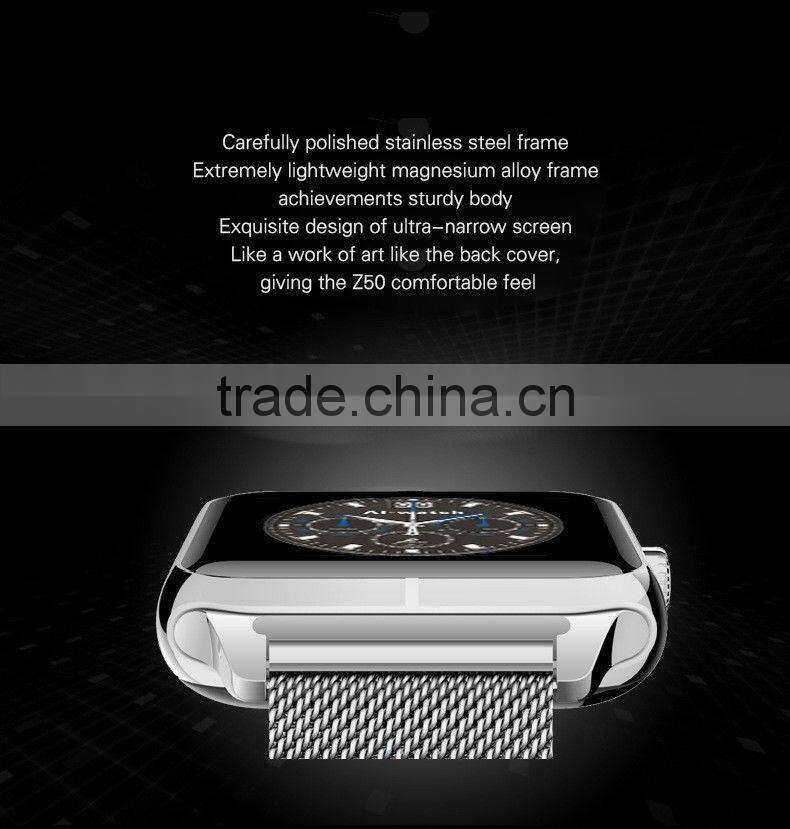 2017 hot OEM factory price waterproof touch screen luxury Bluetooth smart watch
