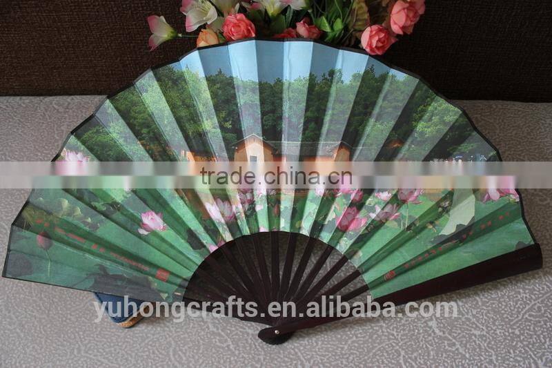 Chinese traditional bamboo silk fan