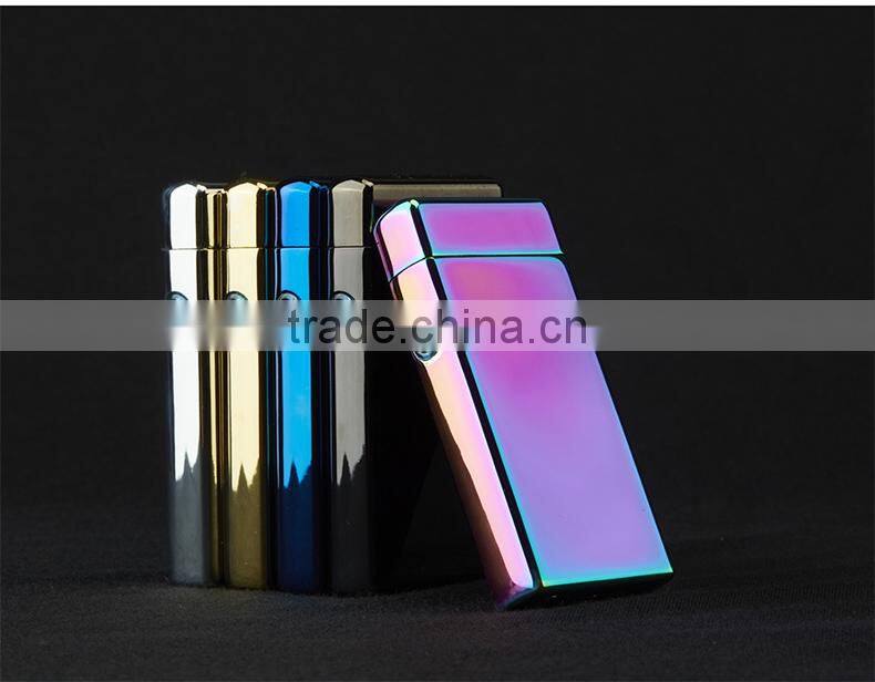 Customized gifts metal electric arc Lighter pulse USB with CE&FCC&ROHS