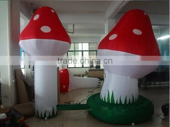 Inflatable Mushroom Model with lighting for Park Decoration