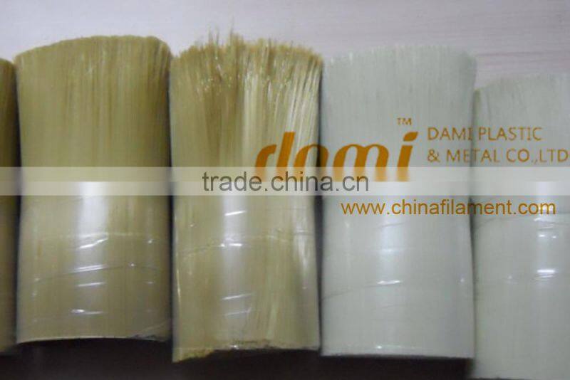 MILK WHITE PET FLAGED FILAMENT FOR PAINT BRUSH