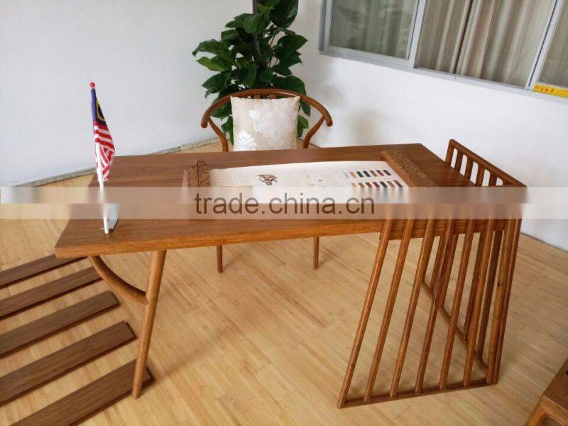 Durable pure handcraft bamboo study chair