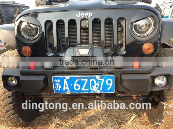 Auto led work light 4d lense ip67 10-30v square jeep off-road working lights