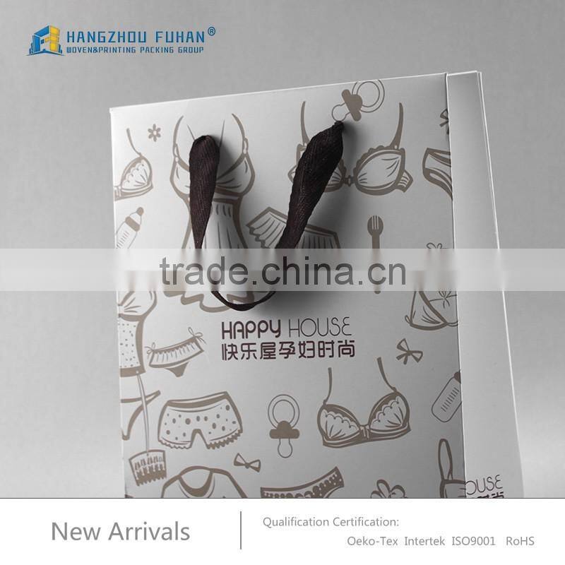 Full Color Printed Paper Gift Bag Wholesale,Promotional Paper Bags