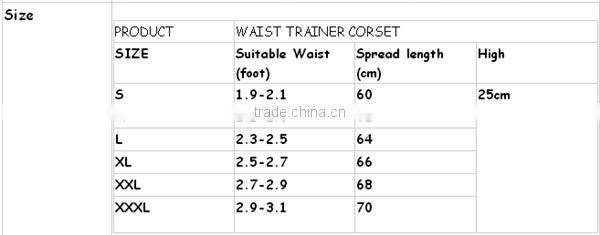 2016 top Seller Factory Breathe Cheap Waist Trainning Slimming Corset waist trainers