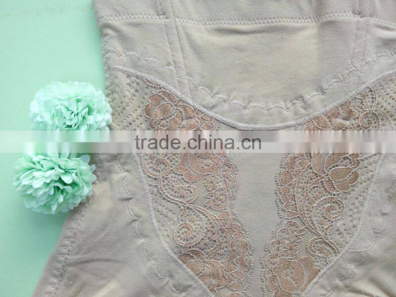 Slimming body underwear embroidered woman high waist panty