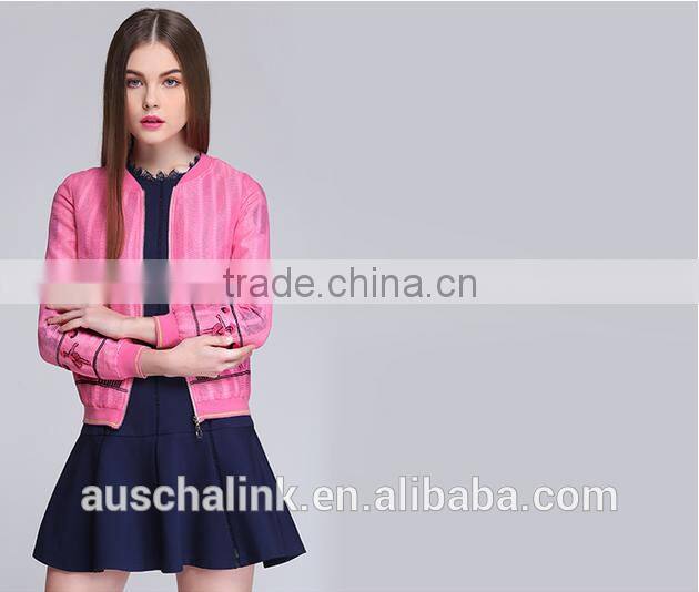 latest korean style classic fashion embroidered casual jacket customized