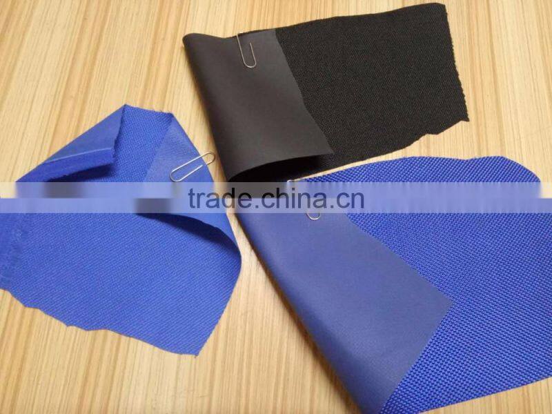 Stock Lots Polyester Oxford Fabric with Pvc Backing
