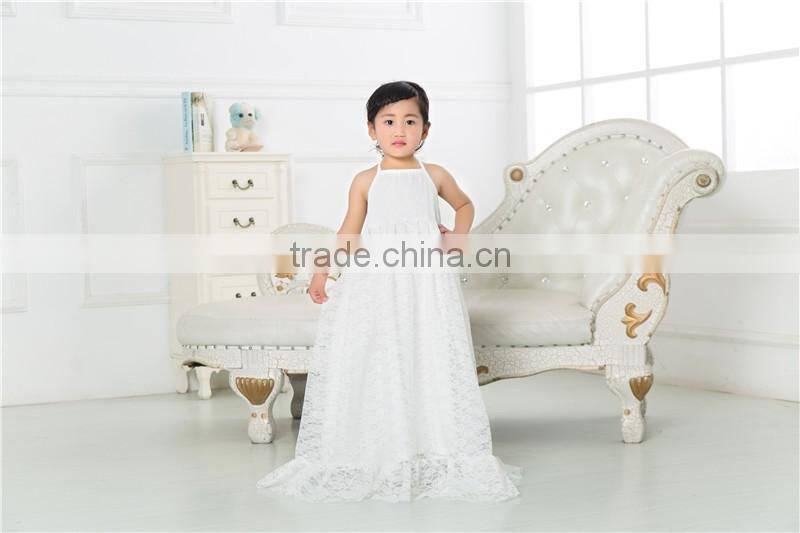 2017 Fashion Girl Lace Dress Long Baby Princess Dresses Fancy Kids Wear party dress