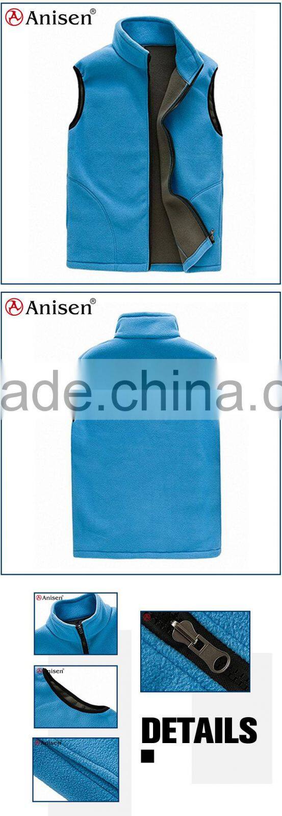 oem factory wholesale fleece men vest