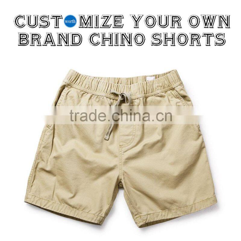 Chino Shorts Men's Loose Fit Drawstring Twill Cargo Pants