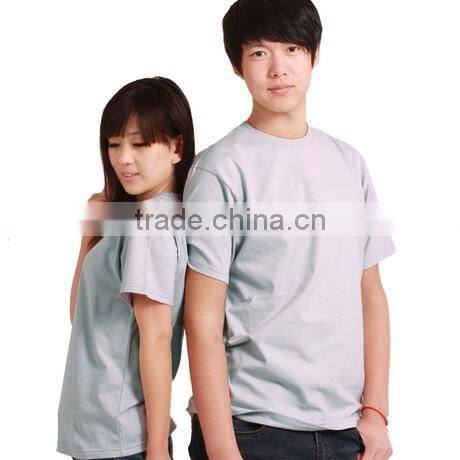 100% cotton daily soft o-neck t-shirt wholesale from ningbo, china