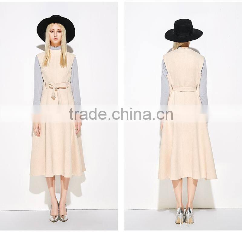 Maxnegio ladies smart casual dress gaungzhou clothing manufacturer for ladies