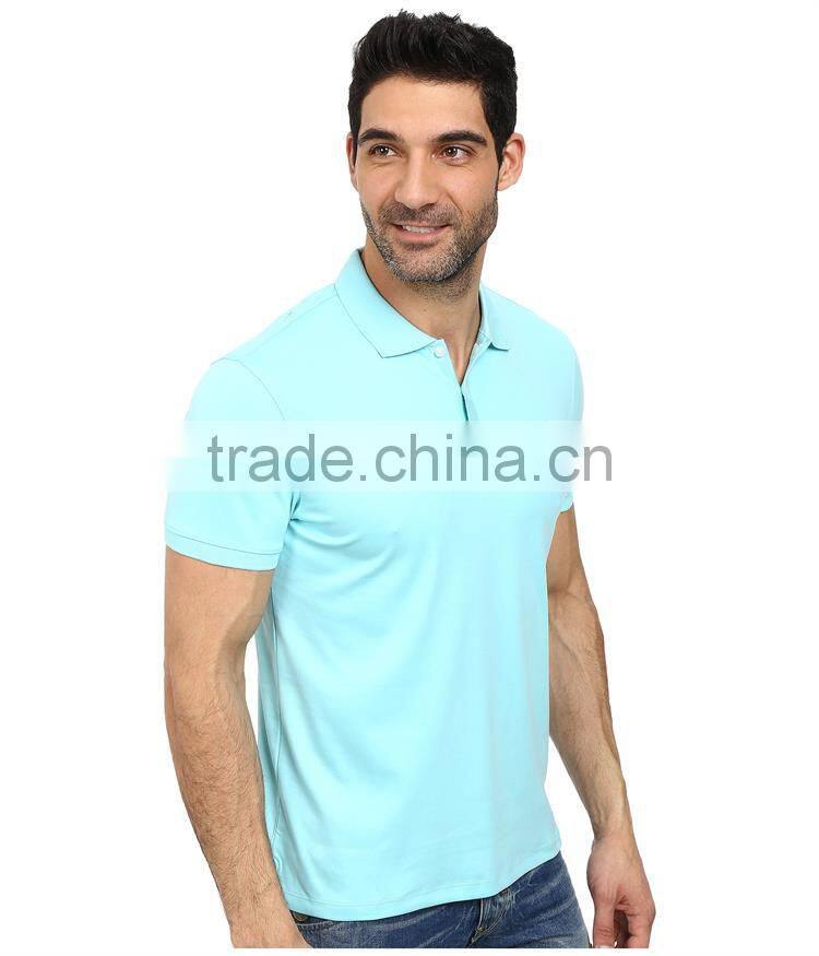 2015 mens short sleeve bright colored polo shirts