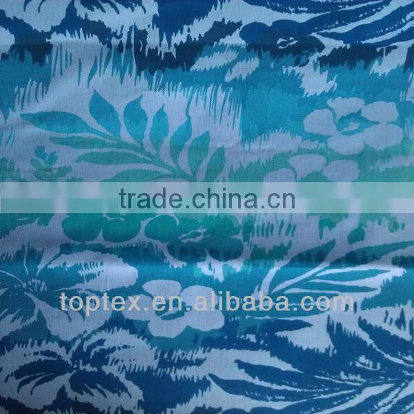 T/C twill spandex calico fabric