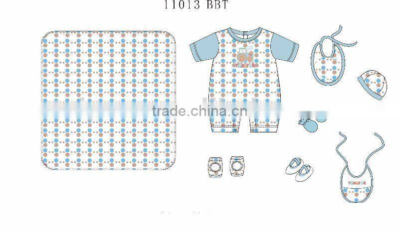 High Quality 6pcs Newest Pretty Baby Clothing Set Baby Gift Box Set for Newborn Wholesale