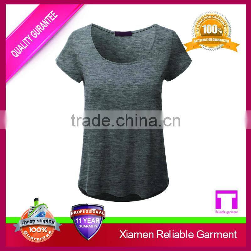 High quality brand fashion dip dye colour changing t shirt