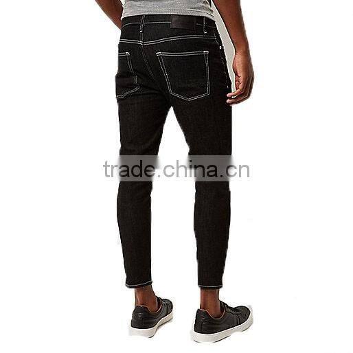Denim Jeans Washed Black Denim Jeans Dongguan Wholesale