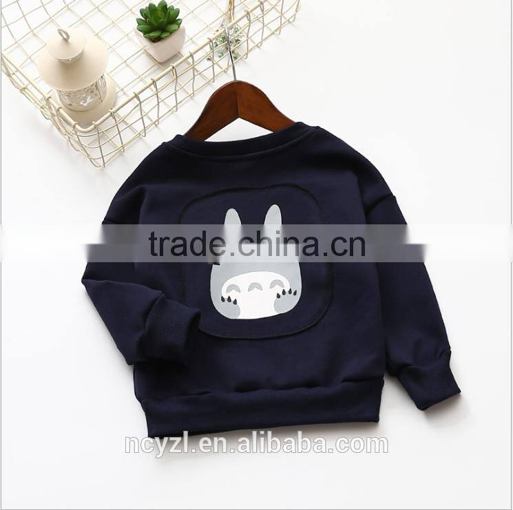 100% cotton kids winter clothes and print words baby boys hoodies