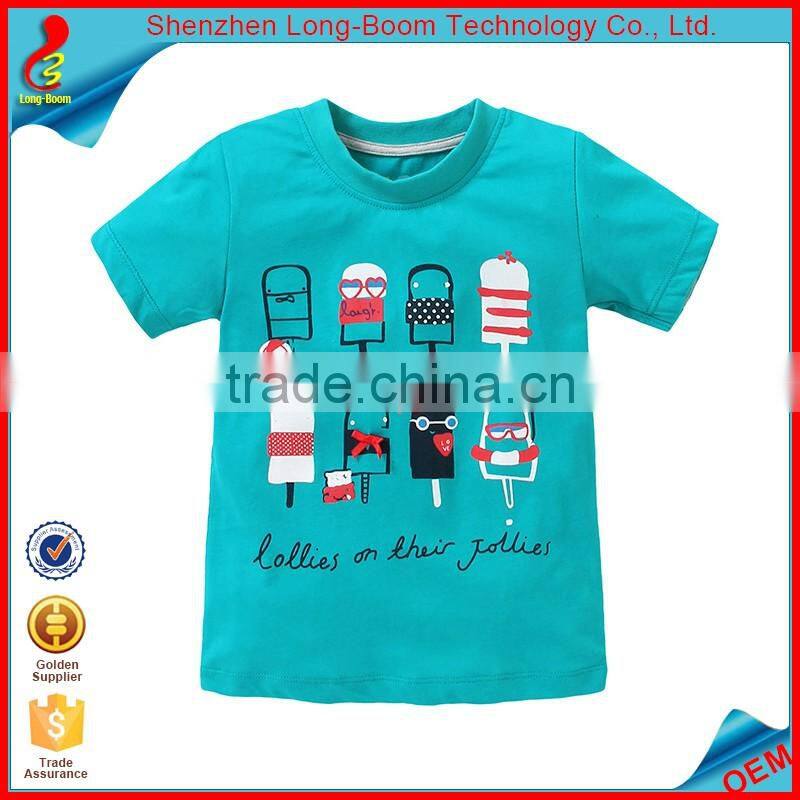 50LF# O-neck short sleeve soft cotton short sleeve t-shirts polo shirts baby clothes