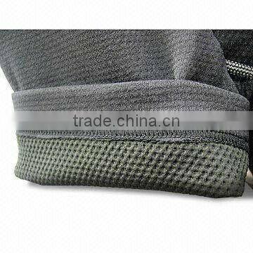 Men's Half Zip T-shirt, Eco-friendly Clothing, Good Colorfastness