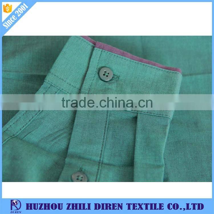 Wholesale Double collar Plain Long Sleeves T Shirts for Men