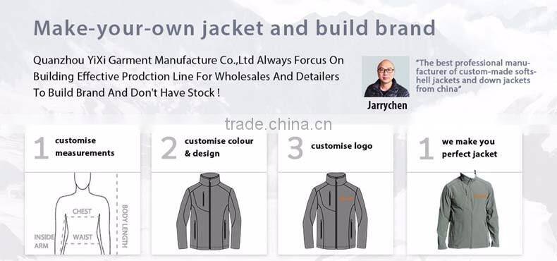 Wholesale custom kids outdoor softshell jackets with high quality