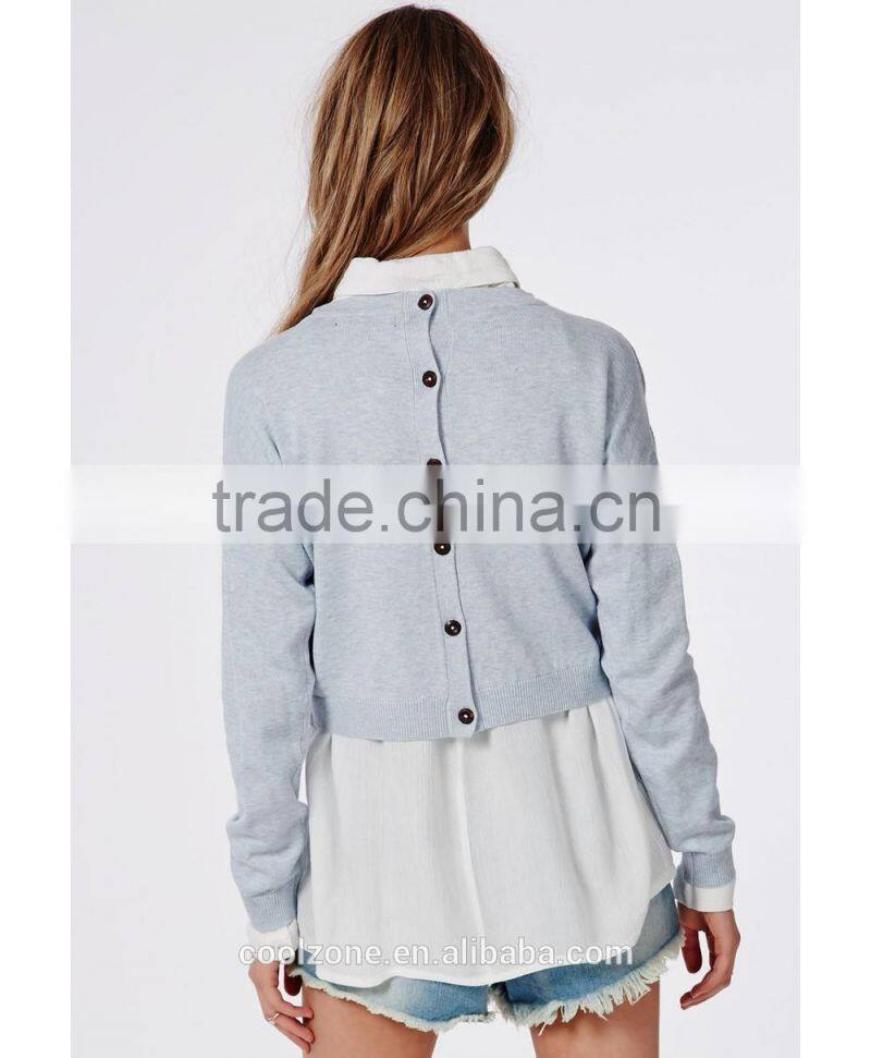 China wholesale Ice Cream knitted sweatshirt women crop hoodies